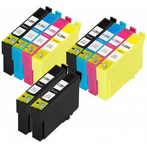Compatible Epson 29XL T2996 Ink Cartridge - Pack of 10 - 2 Sets & 2 Black