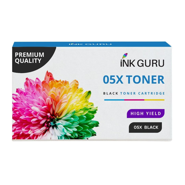 HP LaserJet P2057d Black Toner. High Capacity 05X Compatible Toner Cartridge