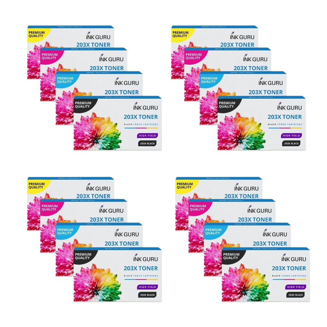 HP Colour LaserJet Pro M254nw Toner - Pack of 16 4 Packs Value Multipa ...