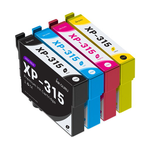 Epson XP-315 Ink - Pack of 4 Value Multipack. High Capacity 18XL Compatible Ink Cartridge