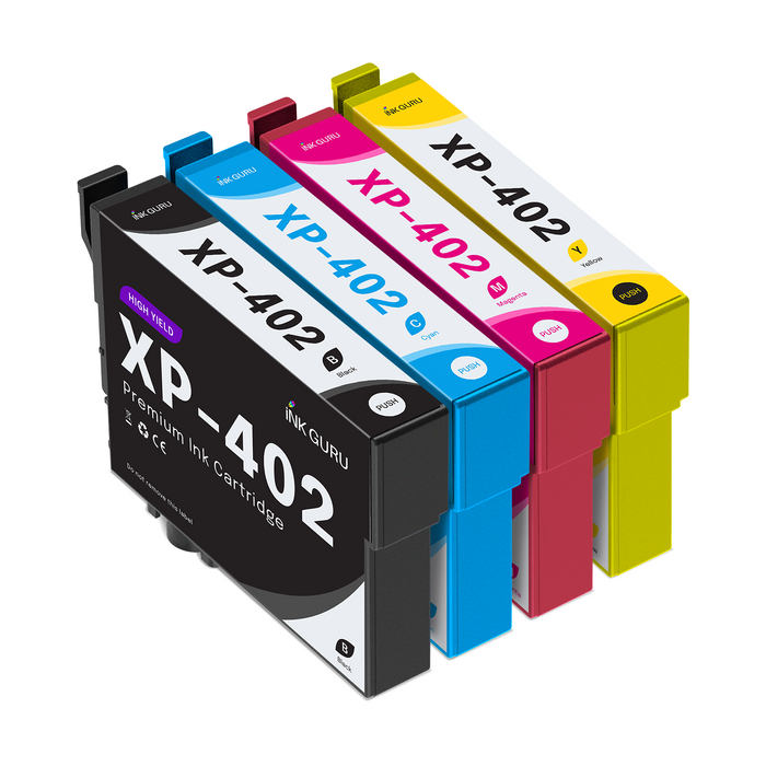 Epson XP-402 Ink - Pack of 4 Value Multipack. High Capacity 18XL Compatible Ink Cartridge