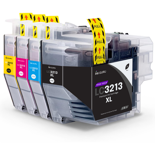 Compatible Brother 1 Set of 4 Multicolor LC3211/LC3213 Ink Cartridges