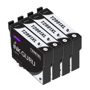 XP-355 Black Ink - 4 Pack of XP-355 Ink - Compatible with Epson XP-355 Printers