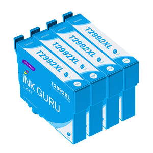 XP-255 Cyan Ink - 4 Pack of XP-255 Ink - Compatible with Epson XP-255 Printers