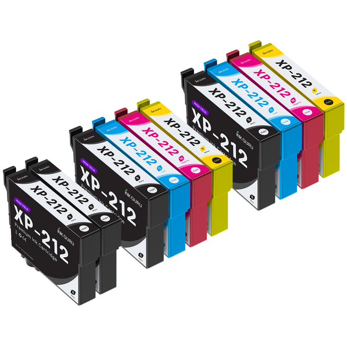 XP-212 Black - Ink Guru - 10 Pack - Epson XP-212 Compatible Ink Cartridge