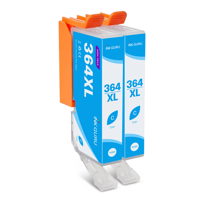 HP Officejet 4620 Cyan Ink - 2 Cyan Value Pack. High Capacity Compatible Ink Cartridges (364XL)