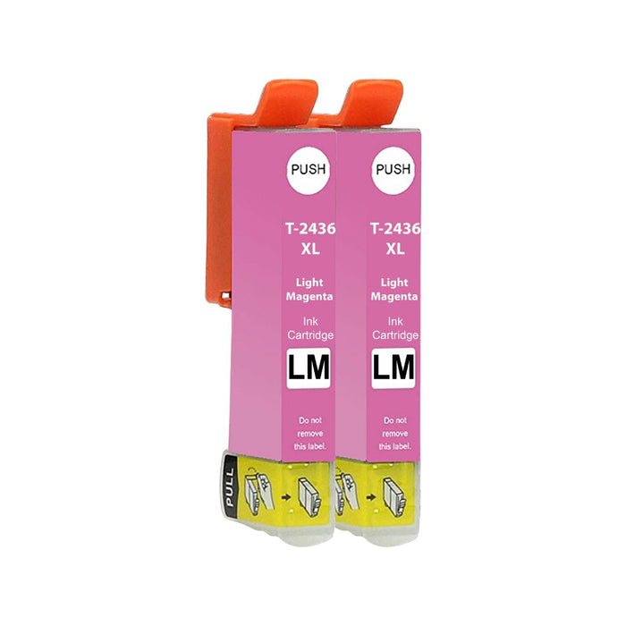 XP-950 Light Magenta - Ink Guru - 2 Pack - Epson High Capacity XP-950 T2436XL Compatible Ink Cartridges (24XL)