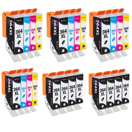 HP Photosmart C309 Premium Ink - Pack of 24 4 Packs 8 Large Black Value Multipack. High Capacity Compatible Ink Cartridges