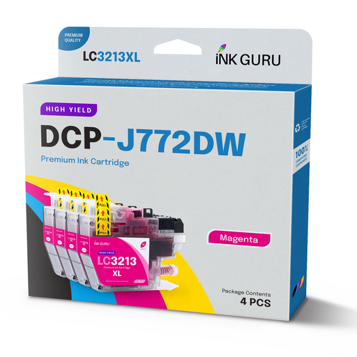 Compatible Brother Magenta DCP-J772DW Ink Cartridge (LC3211/LC3213)