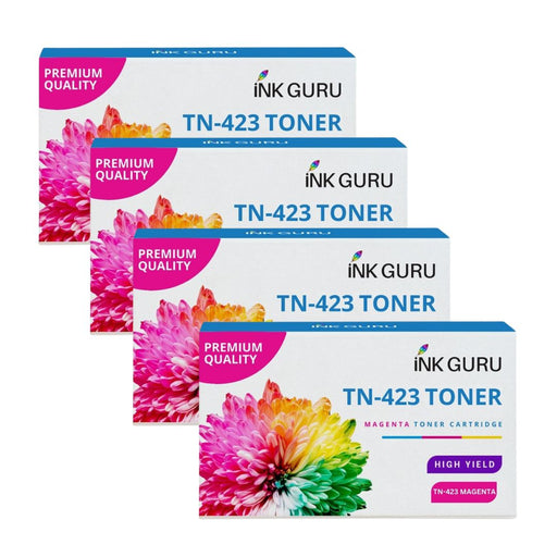 Brother MFC L8900CDW Magenta Toner - 4 Magenta Value Pack. High Capacity Compatible Toner Cartridges (415X)