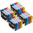 Epson XP-305 Ink - Pack of 16 4 Pack Value Multipack. High Capacity 18XL Compatible Ink Cartridges