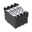 Epson XP-2155 Ink - 4 Black Value Multipack. High Capacity 603XL Compatible Ink Cartridge