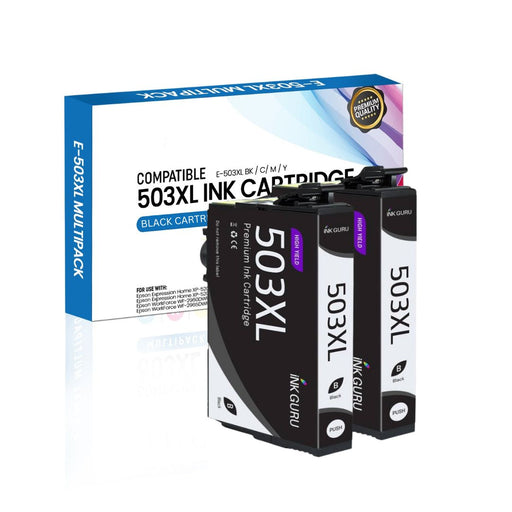 Epson WorkForce WF-2965DWF Black Ink - 2 Black Value Pack. High Capacity Compatible Ink Cartridges (503XL)