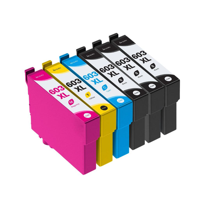 XP-2155 Black - Ink Guru - 6 Pack - Epson High Capacity XP-2155 603XL Compatible Ink Cartridge