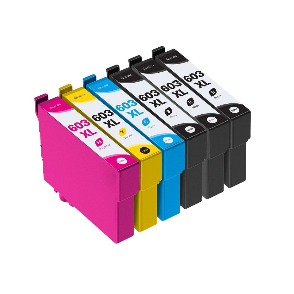 Epson XP-4100 Ink - Pack of 6 1 Pack & 2 Black Value Multipack. High C ...