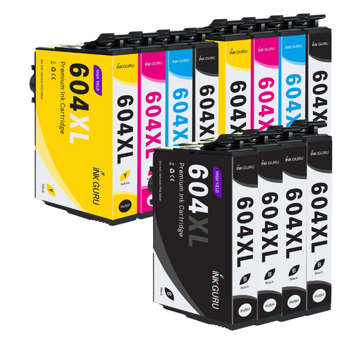 WF-2910 - Ink Guru - 12 Pack - Epson High Capacity WF-2910 604XL Compatible Ink Cartridges