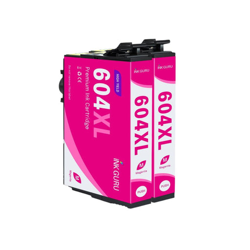 Epson 604XL Magenta Ink - Pack of 2 Magenta Value Multipack, High Capacity 604XL Compatible Ink Cartridges