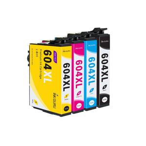 604XL - Ink Guru - 4 Pack - Epson High Capacity 604XL Compatible Ink Cartridge