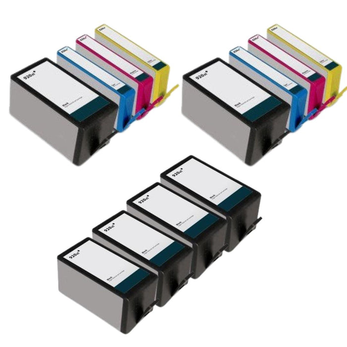 HP Officejet 7500 Ink - Pack of 12 2 Pack 4 Black Value Multipack. High Capacity Compatible Ink Cartridges (920XL)