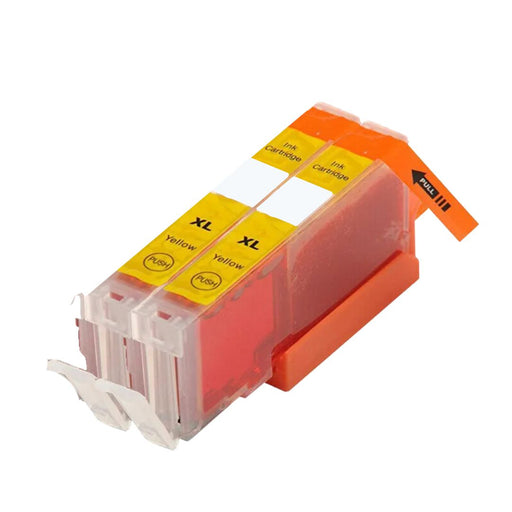 Canon TR7650 Yellow Ink - Pack of 2 Value Pack High Capacity C CLI-581XXL Compatible Ink Cartridges