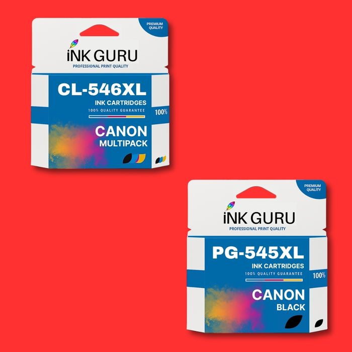 Canon PG-545XL/CL-546XL High Capacity Multipack - Full Set of 2 Ink Cartridges