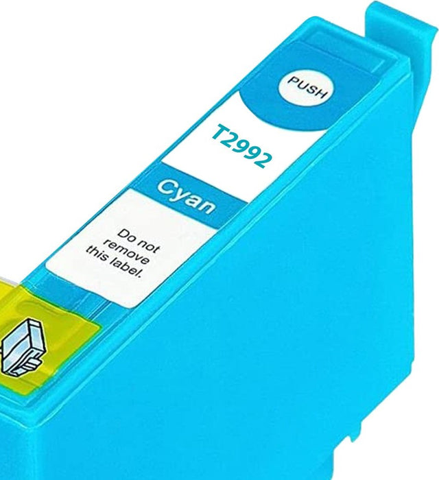 Compatible Epson Cyan XP-345 ink cartridge (T2992xl)