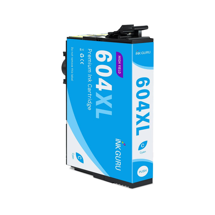 Compatible Epson Cyan High Capacity Ink Cartridge x 1 (604xl)