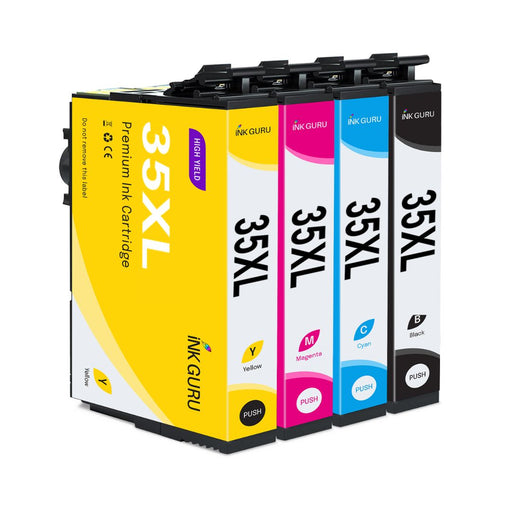 Compatible Epson WF4740 T3596 Multipack High Capacity Ink Cartridges - Pack of 4 - 1 Set