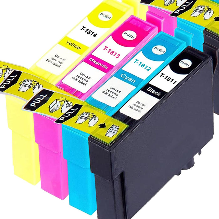 Compatible Epson 2 Sets of 4 XP-322 Ink Cartridges (18XL)