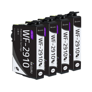 WF-2910DWF Black Ink - 4 pack of WF-2910DWF Ink - Compatible with Epson WF-2910DWF Printers