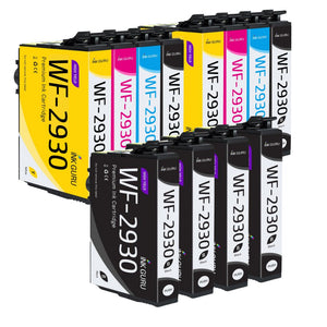 WF-2930 Ink - 12 Multipack of WF-2930 Ink - Compatible with Epson WF-2930 Printers