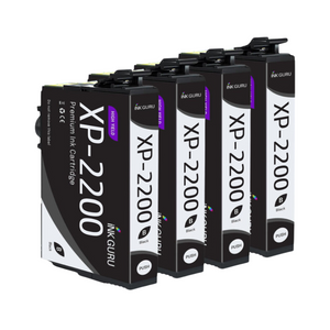 XP-2200 Black Ink - 4 Pack of XP-2200 Ink - Compatible with Epson XP-2200 Printers