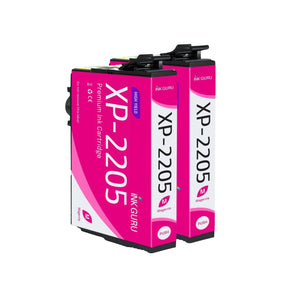 XP-2205 Magenta Ink - 2 Pack of XP-2205 Ink - Compatible with Epson XP-2205 Printers