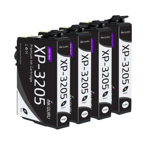 XP-3205 Black Ink - 4 pack of XP-3205 Ink - Compatible with Epson XP-3205 Printers