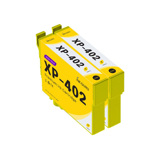 Epson XP-402 Ink - Pack of 2 Yellow Value Multipack, High Capacity T1814 Compatible Ink Cartridges (18XL)