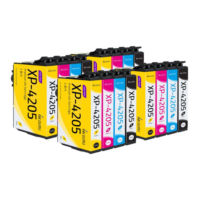 Epson XP-4205 Ink - Pack of 16 4 Pack Value Multipack. High Capacity 604XL Compatible Ink Cartridges