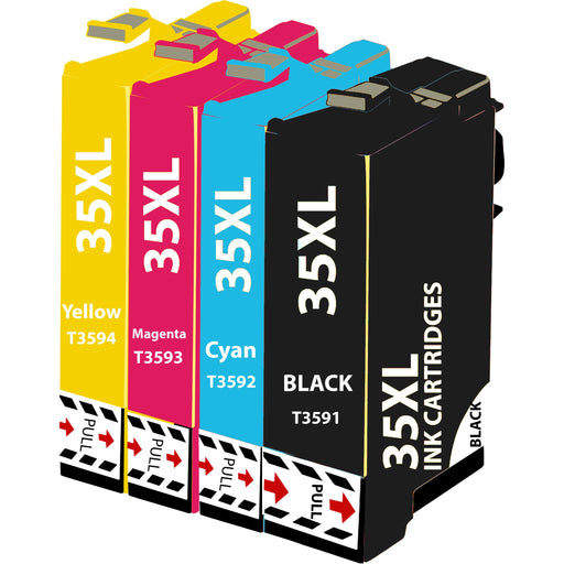Compatible Epson 4725DWF T3596 Multipack High Capacity Ink Cartridges - Pack of 4 - 1 Set