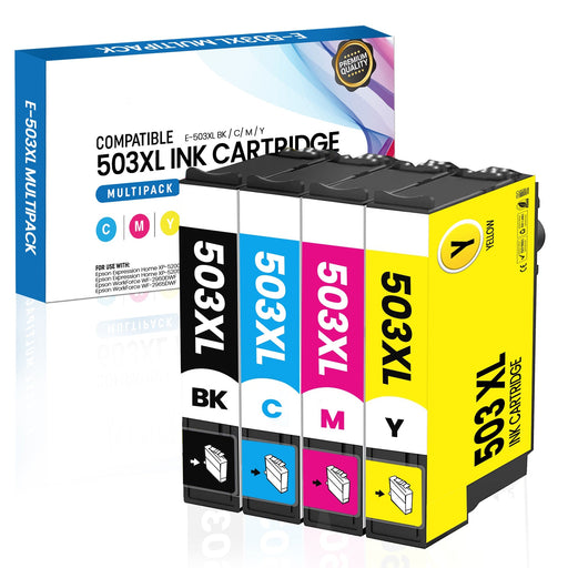 Compatible Epson WF-2960DWF Multipack High Capacity Ink Cartridges (503XL) - Pack of 4 - 1 Set