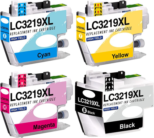 Compatible Brother 2 Sets of 4 Multipack MFC-J5330DW Ink Cartridges (LC3217/3219 XL)