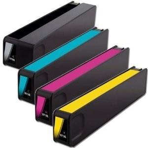 HP OfficeJet Pro X476dn Ink. Pack of 4 Value Multipack. High Capacity 970XL/971XL Compatible Ink Cartridges
