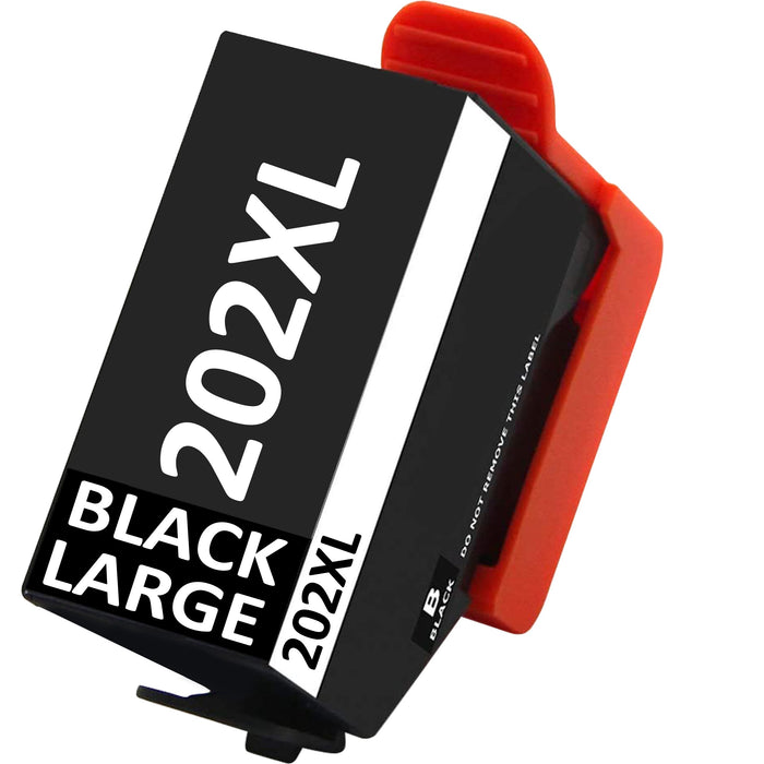 Compatible Epson 2x 202 XL Black XP-6000 Ink Cartridges