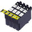 Epson T1281 Ink - 4 Black Value Multipack. High Capacity T1281 Compatible Ink Cartridge