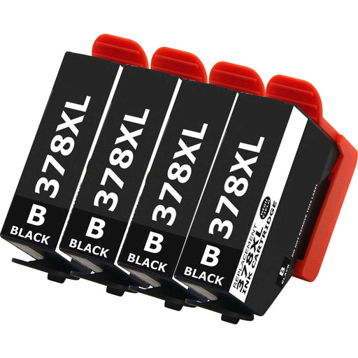 Compatible Epson XP-8606 Black Ink Cartridge Pack of 4