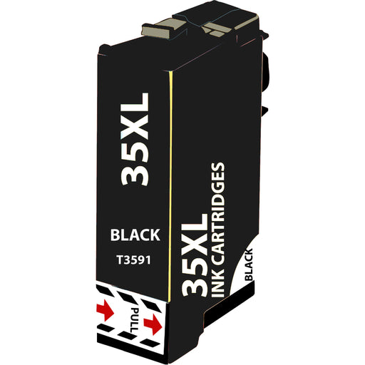 Compatible Epson WF4740 Black T3591 High Capacity Ink Cartridge - x 1