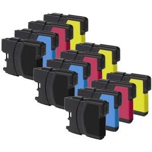 Compatible Brother 12 LC985 DCP-J125 Ink Cartridges