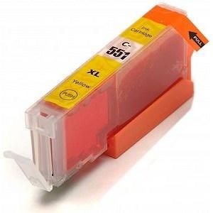 Compatible Canon Yellow MG7140 Ink cartridges (CLI-551 XL)