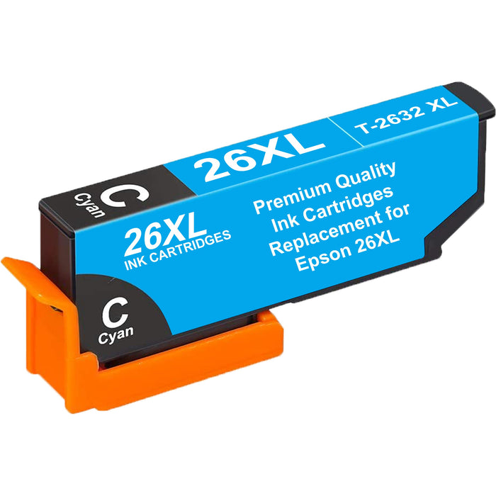 Epson XP-820 Cyan Ink - T2632XL Compatible Ink Cartridge