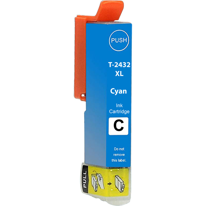Compatible Epson 24XL High Capacity Ink Cartridge - 1 Cyan