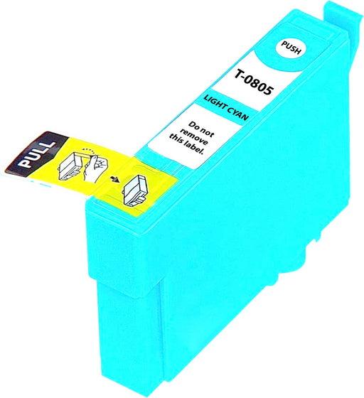 Compatible Epson Light Cyan PX820FWD Ink Cartridge (T0805)