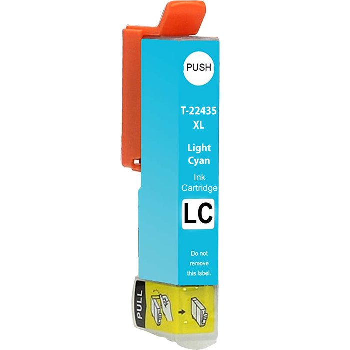 Compatible Epson Light Cyan XP-860 Ink Cartridge (T2435 XL)